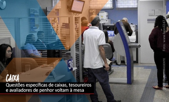 Hoje tem negociação com a Caixa