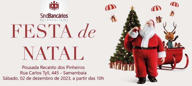 Festa de Natal das Bancárias e Bancários de Petrópolis