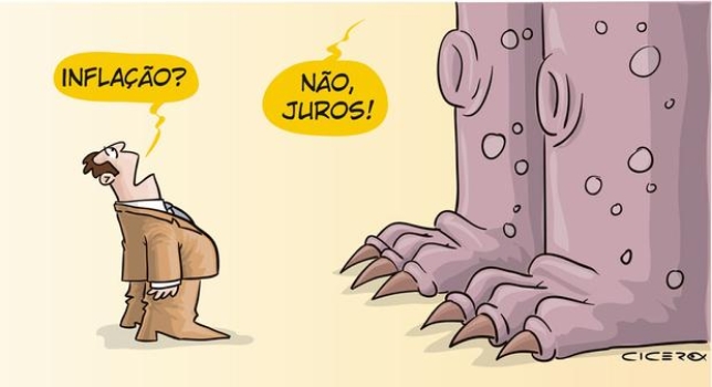 Juros altos derrubam o PIB, mas não a inflação