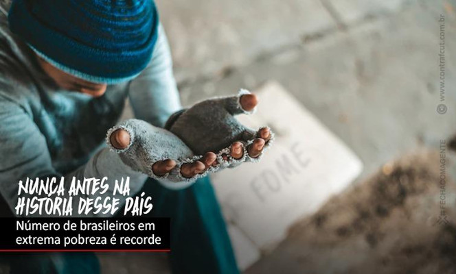 Brasil tem 49 milhões de pessoas na miséria