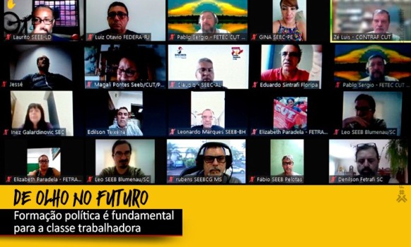 Reunião do Coletivo Nacional de Formação debateu a importância da formação política para a luta dos trabalhadores