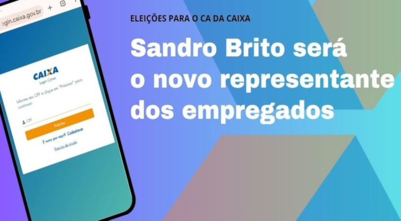 Sandro Brito será o novo representante dos empregados no CA da Caixa