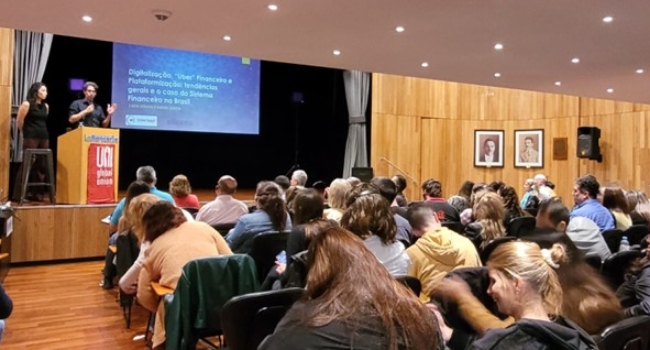 Sindicalistas debatem impactos da digitalização no sistema financeiro sobre trabalhadores