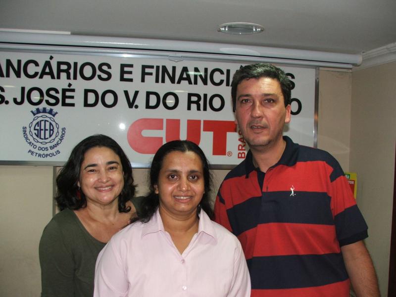 Dirigente Sindical da Índia realizou palestra com sucesso