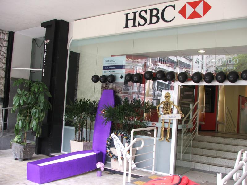 Manifestação no HSBC