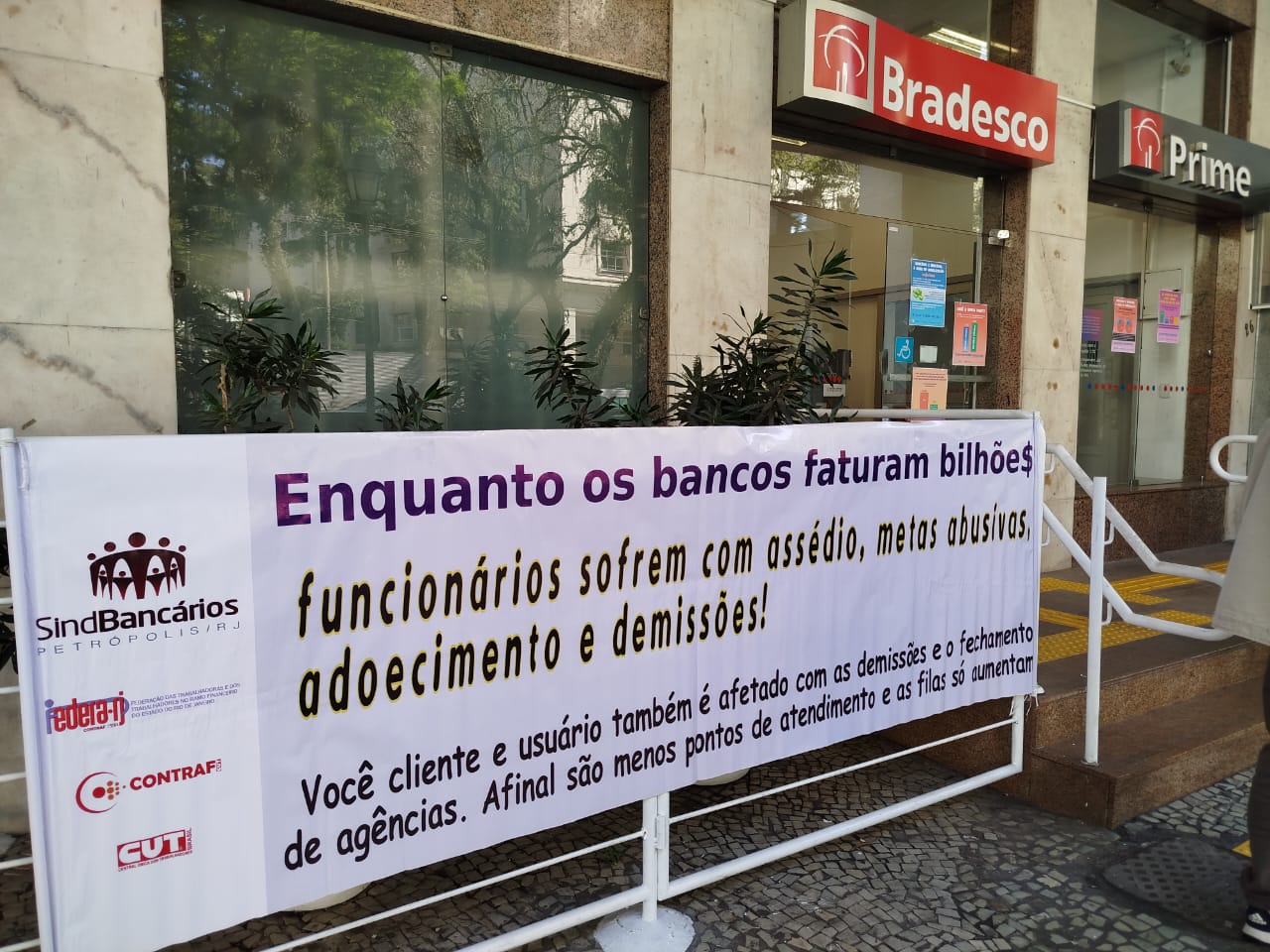 Categoria bancária realiza dia nacional de luta por proposta digna nesta quinta (15)
