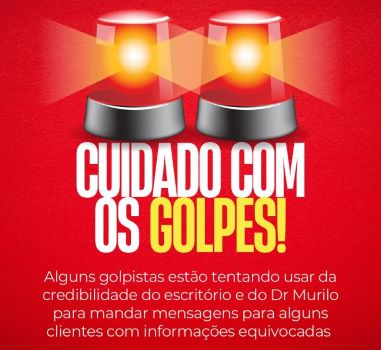 Atenção com tentativas de golpes