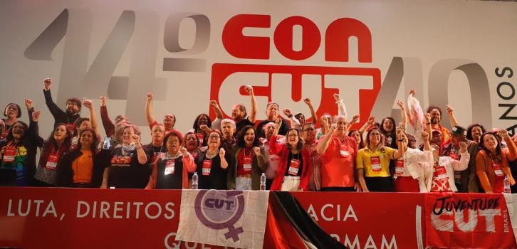 CUT encerra 14º Congresso com aprovação de novo Plano de Lutas para 2023-2027