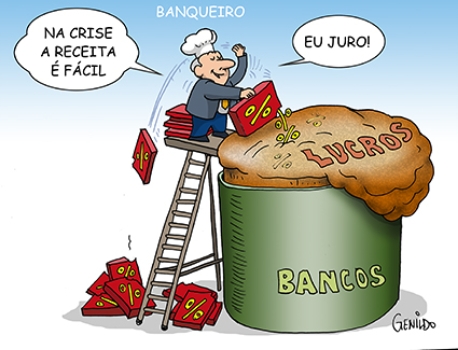 Bancos obtém lucro com Selic alta  e fechamento de agências