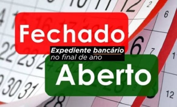 Expediente bancário no final do ano