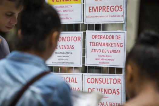 Desemprego no primeiro trimestre é o menor desde 2015