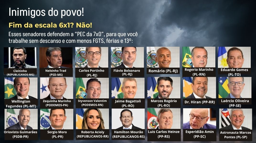 ‘Desespero da extrema direita’: senadores criticam PEC alternativa à 6×1 que abre brecha para escala 7×0