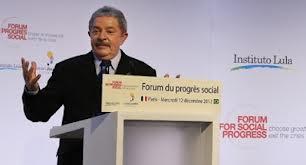 Lula critica banqueiros em discurso