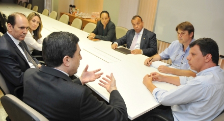 Contraf-CUT recebe visita do presidente do Bradesco