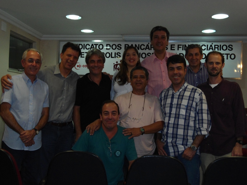 Presidente da Contraf-CUT se reúne com diretores do Sindicato