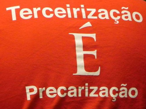 Centrais divulgam carta aberta contra o PL 4330 da terceirização