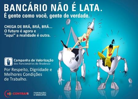 Contraf-CUT volta a negociar pauta específica com Bradesco amanhã