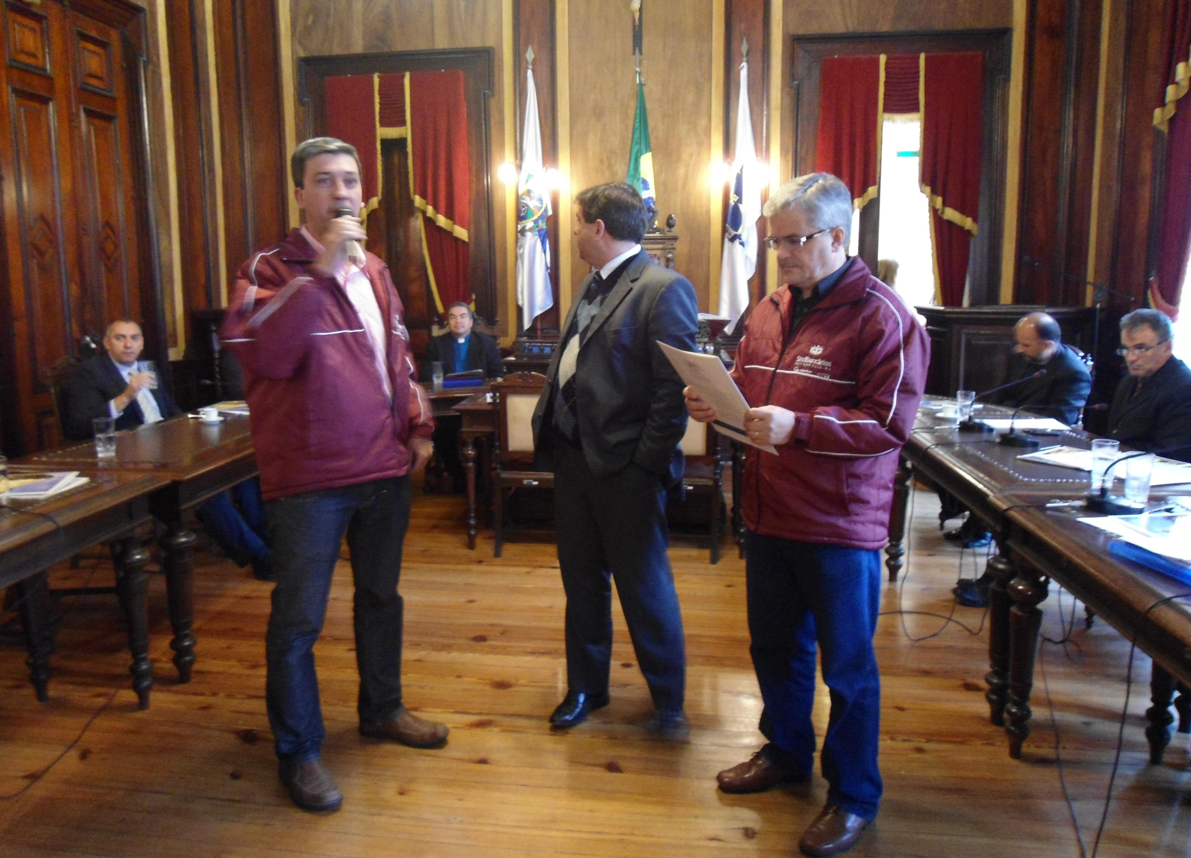 SindBancários recebe Moção Congratulatória na Câmara Municipal de Petrópolis