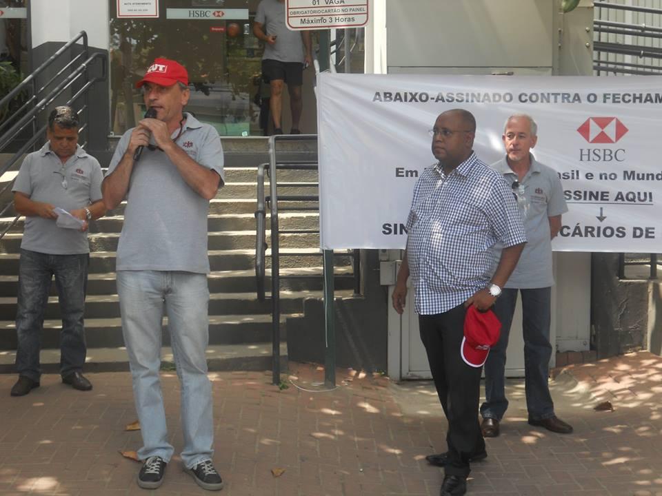 ATO NO HSBC DA POSSE TEM GRANDE REPERCUSSÃO