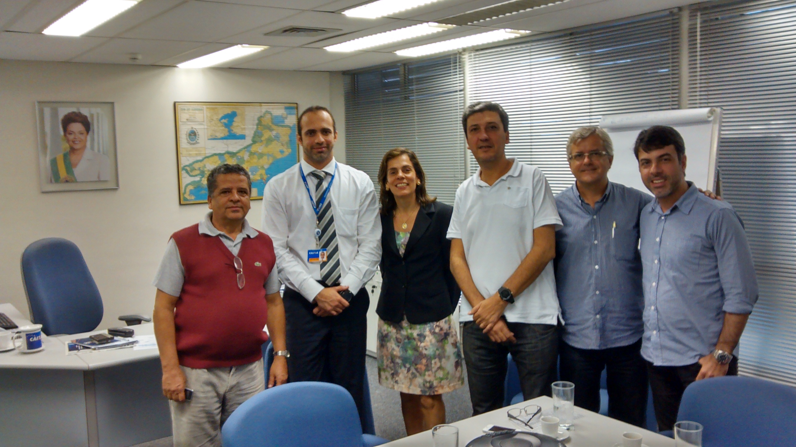 REUNIÃO COM A CEF PARA REIVINDICAR  AGÊNCIA BANCÁRIA NA POSSE