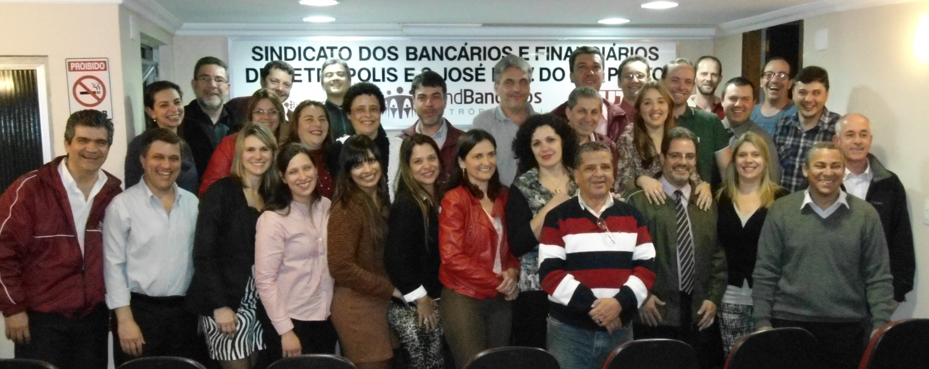 POSSE DA NOVA DIRETORIA DO SINDBANCÁRIOS PETRÓPOLIS