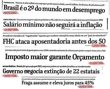 Política econômica do PSDB pode reviver recessão