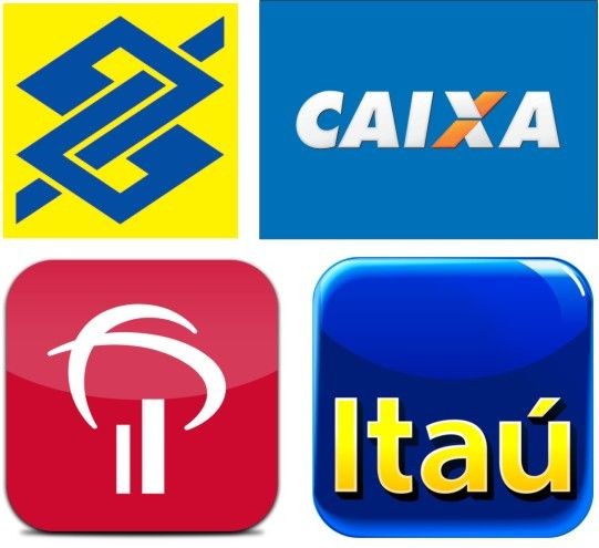 Banco do Brasil, Caixa, Itaú Unibanco e Bradesco concentram 75% do crédito