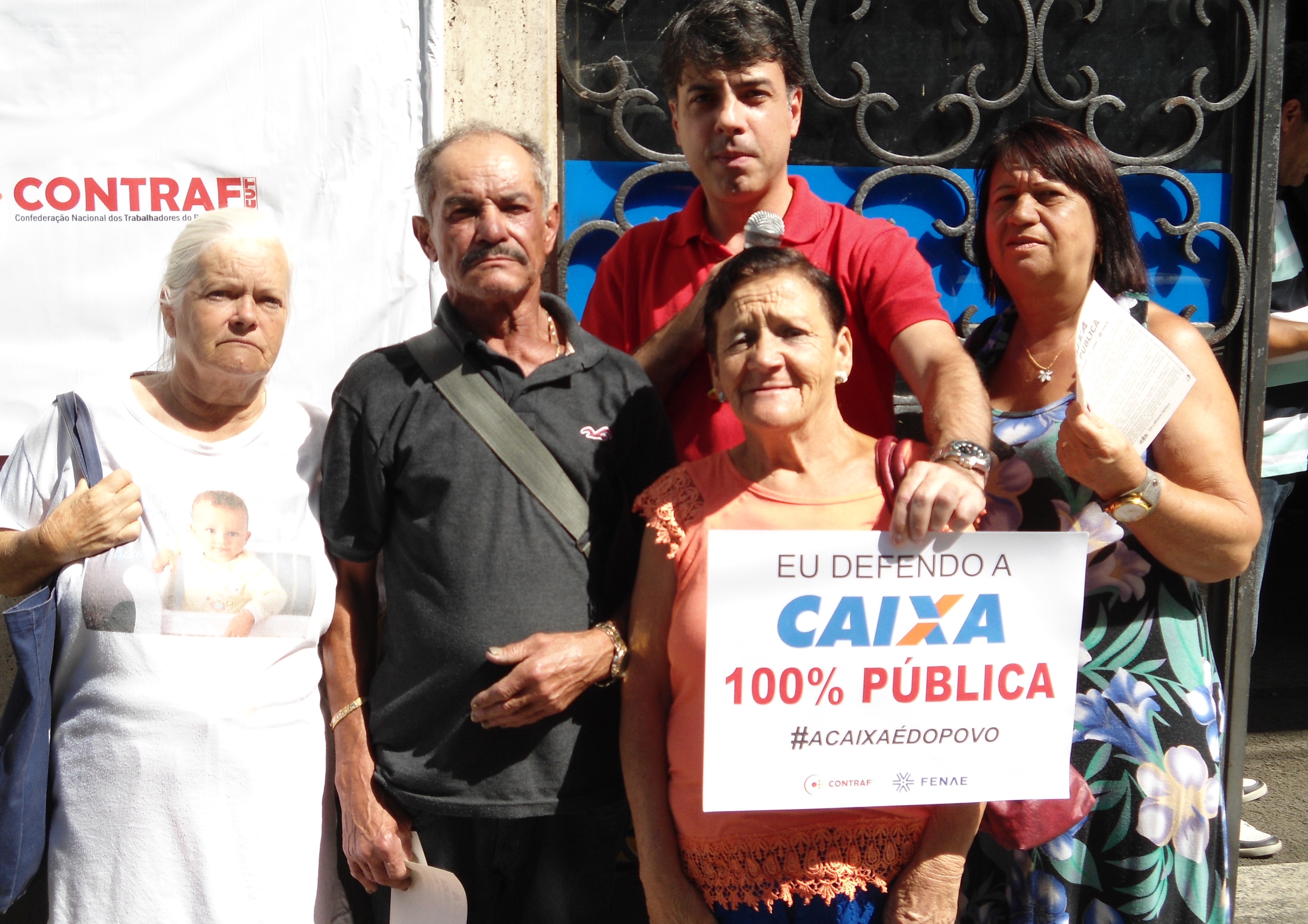 Dia Nacional de Luta em defesa da Caixa 100% pública