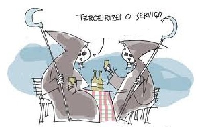 Centrais se reúnem com Renan para debater terceirização