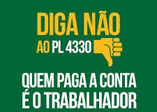 DIGA NÃO À TERCEIRIZAÇÃO