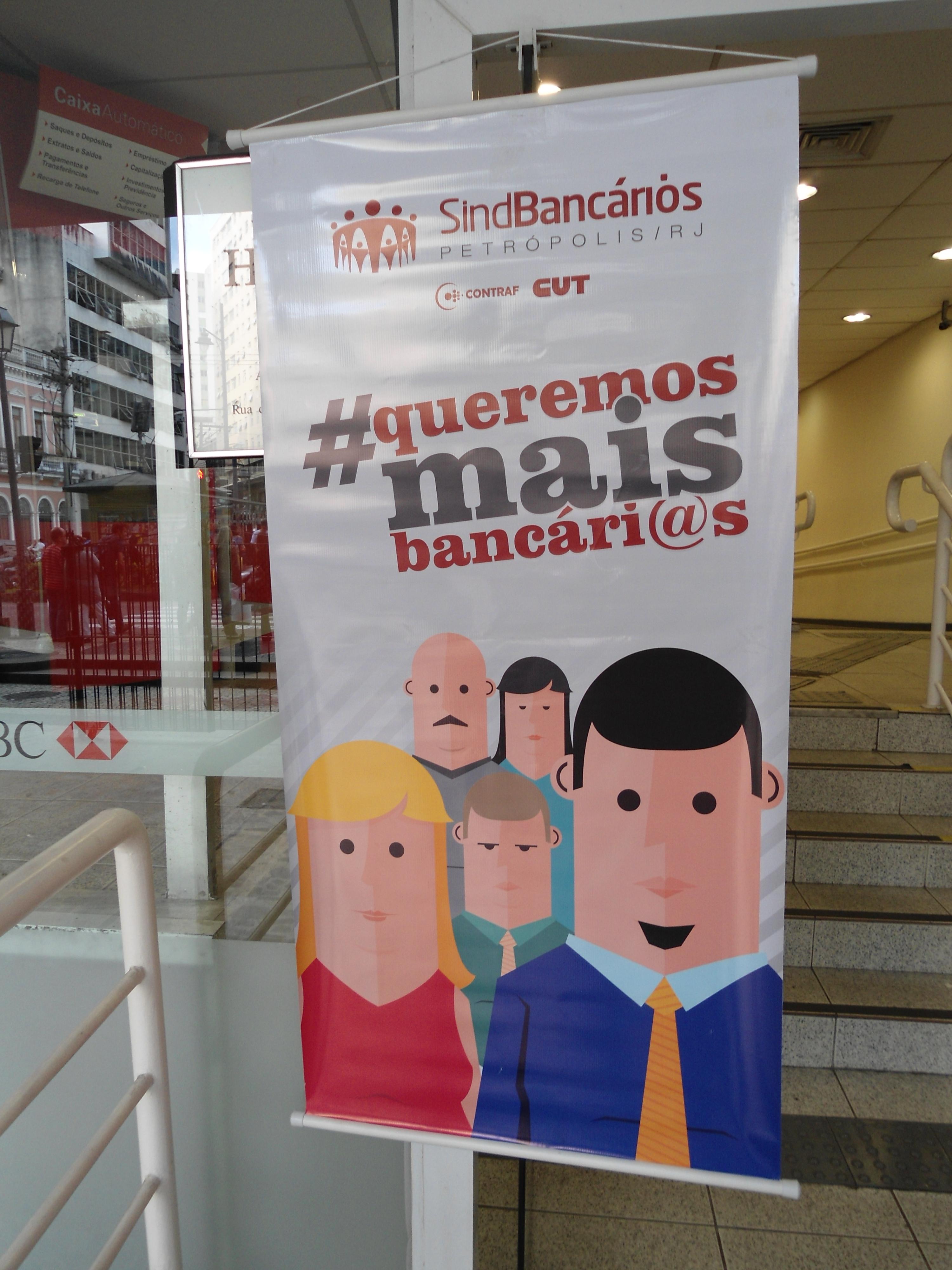 Lançamento Campanha #queremosmaisbancari@s