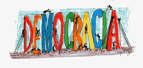 Hoje a manifestação é em defesa da democracia