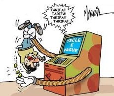 Tarifas bancárias subiram 169% mais que a inflação em 3 anos