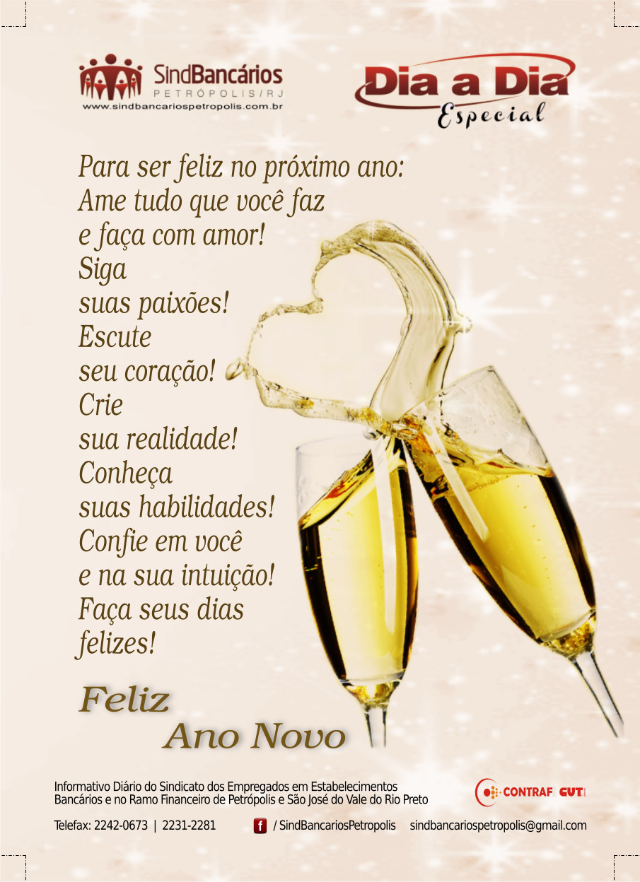 MENSAGEM DE ANO NOVO