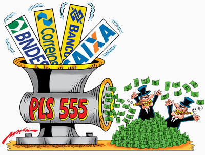 Hoje é mais um dia de luta contra a aprovação do PLS 555