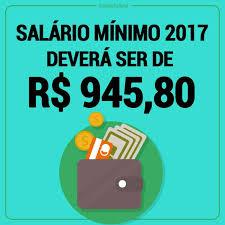 Salário mínimo de 2017