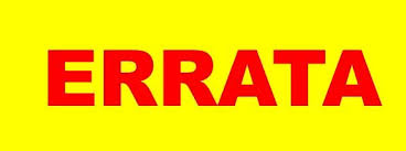 ERRATA
