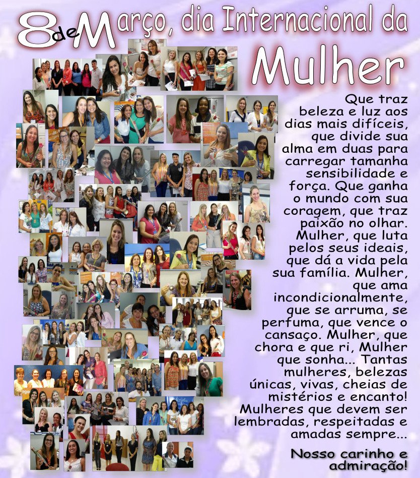 HOMENAGEM ESPECIAL DO SINDICATO NO DIA INTERNACIONAL DA MULHER