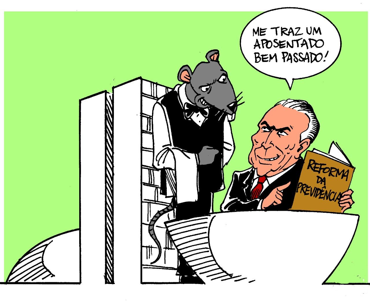 Protesto contra reforma da Previdência