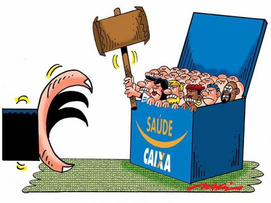Governo Temer pretende aniquilar Saúde Caixa