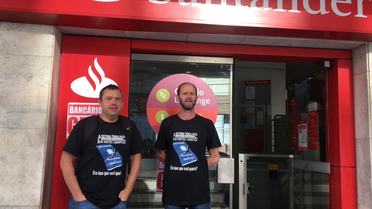 Santander desrespeita funcionários e a CCT