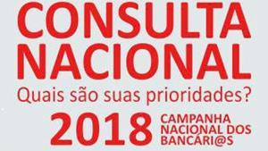 Consulta da Campanha Nacional dos Bancários 2018
