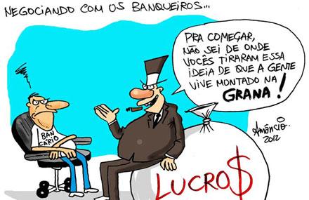 As migalhas que os banqueiros oferecem