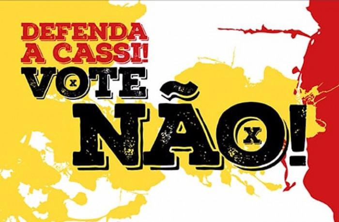 Maioria absoluta rejeita alteração estatutária da CassiMaioria absoluta rejeita alteração estatutária da Cassi