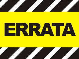 ERRATA