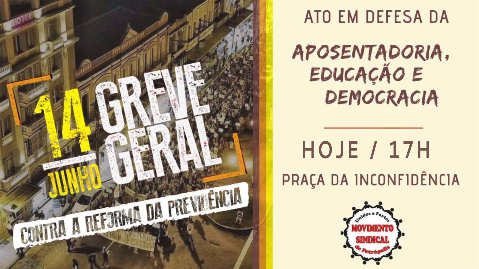 Participe desta luta que também é sua