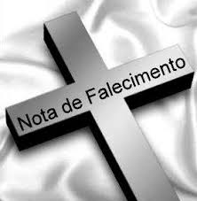 NOTA DE FALECIMENTO
