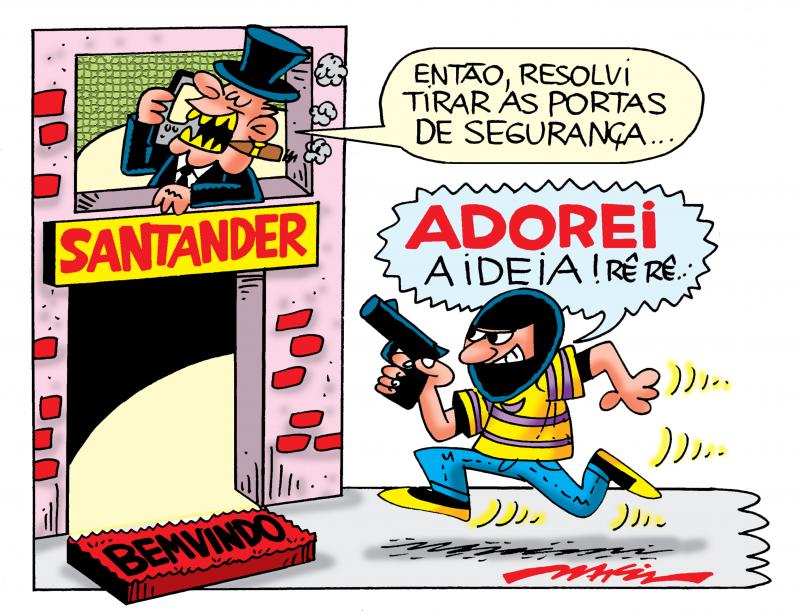 Santander afronta Alerj e retira portas giratórias