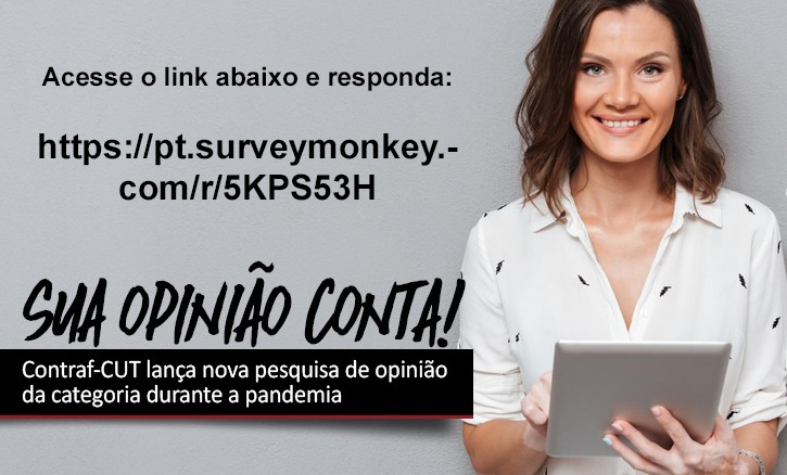 Contraf-CUT lança nova pesquisa de opinião da categoria durante a pandemia