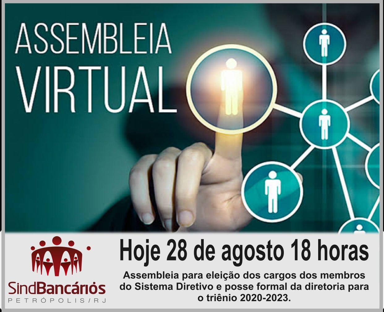 Assembleia Geral Eleitoral SindBancários Petrópolis